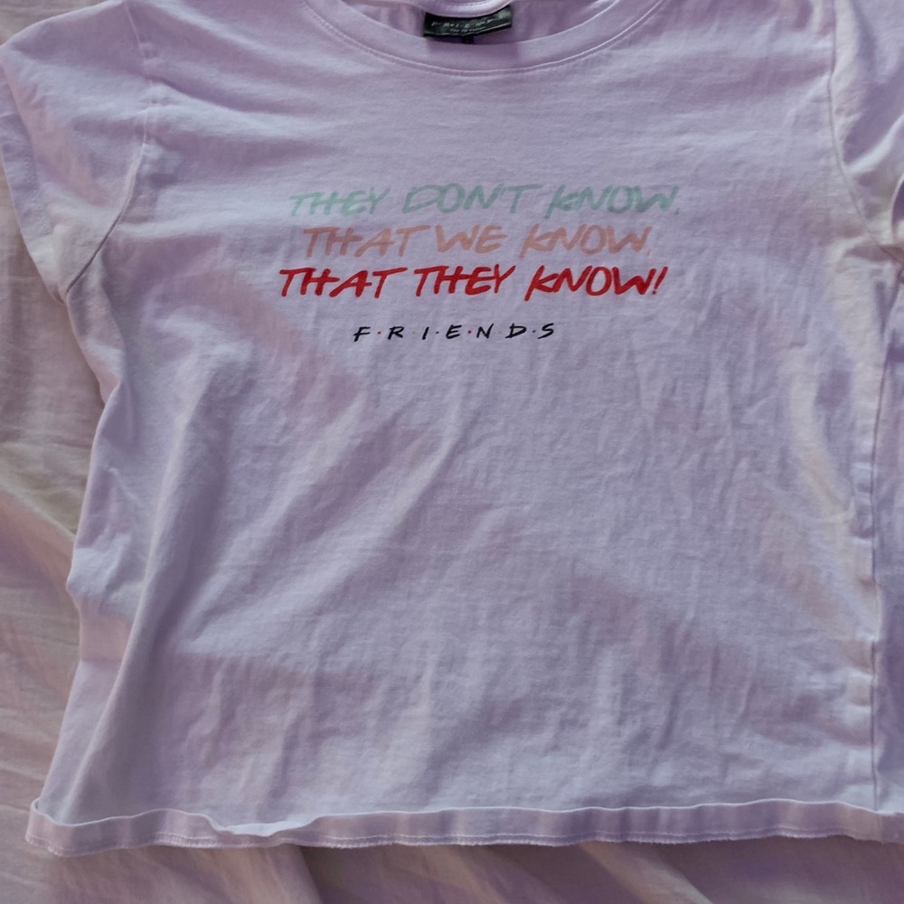 Forever 21 cropped F.R.I.E.N.D.S shirt
